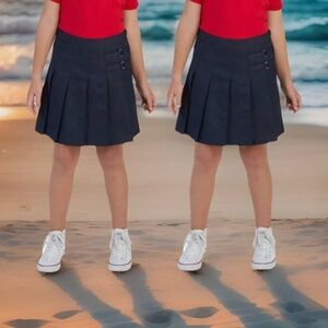 French Toast Youth 2Pack Scooter Skort, Skirt, Shorts School/Casual Navy NEW
